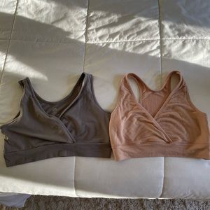 Bundle of 2 Kindred Bravely nursing sleep bras - M